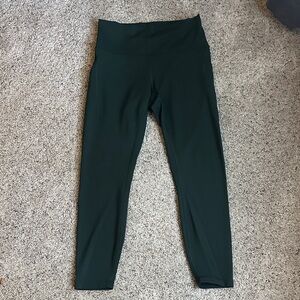 Lululemon Dark green High-Waisted Leggings